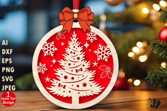 Download Christmas Ornament Laser Cut File - Christmas ornament laser cut file Collection